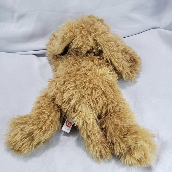 TY Beanie Classic Baylee Brown Dog 14 Inch Laying Plush Stuffed 2017 Floppy - Picture 5 of 8